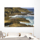 Ocean Crashing Against Rocky Coastline Wall Mural