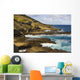 Ocean Crashing Against Rocky Coastline Wall Mural