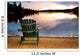 Wooden Chair Sunset Beach