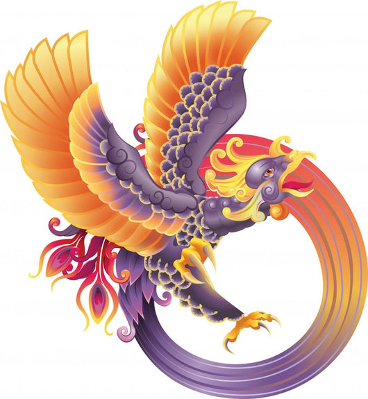 phoenix in flight Wall Decal