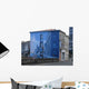Hotel with Trompe L'oeil Wall Decal