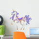 Fairytale Purple Watercolor Unicorn Wall Decal
