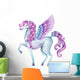 Watercolor Fairy Tale Pegasus Wall Decal