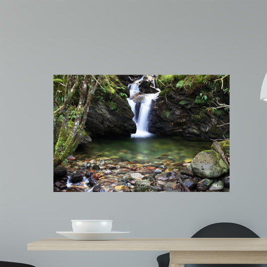 waterfall with splashpool Wall Mural