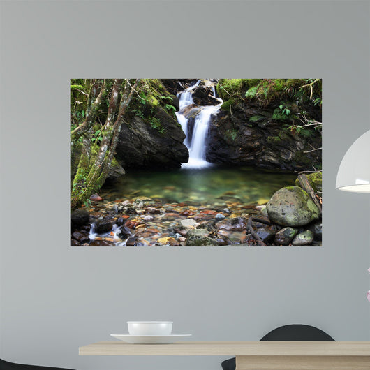 waterfall with splashpool Wall Mural