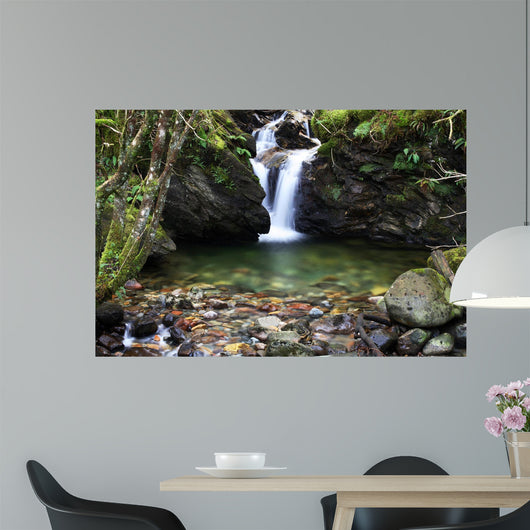 waterfall with splashpool Wall Mural