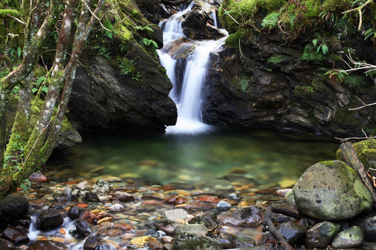 waterfall with splashpool Wall Mural