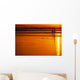 Orange Sky No Model Release Wall Mural
