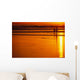 Orange Sky No Model Release Wall Mural