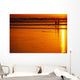 Orange Sky No Model Release Wall Mural
