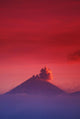 Indonesia, Overview Of Bromo Tengger Semeru National Park At Sunset Wall Mural