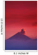 Indonesia, Overview Of Bromo Tengger Semeru National Park At Sunset Wall Mural