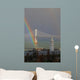 Rainbow above Ferry Building Wall Decal