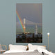 Rainbow above Ferry Building Wall Decal