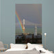 Rainbow above Ferry Building Wall Decal
