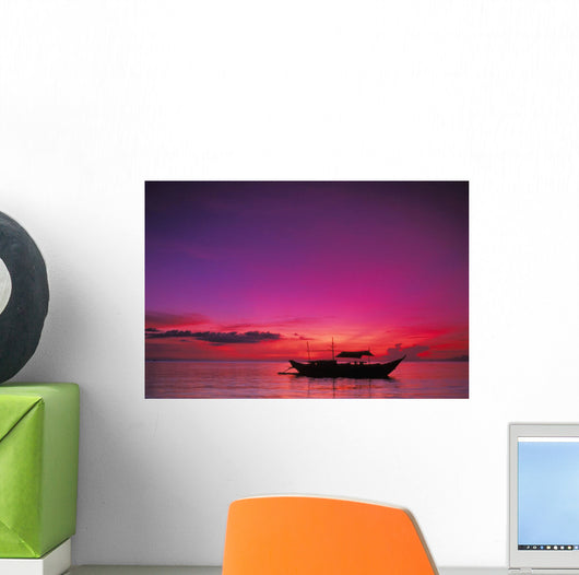 Purple Orange Sky Wall Mural