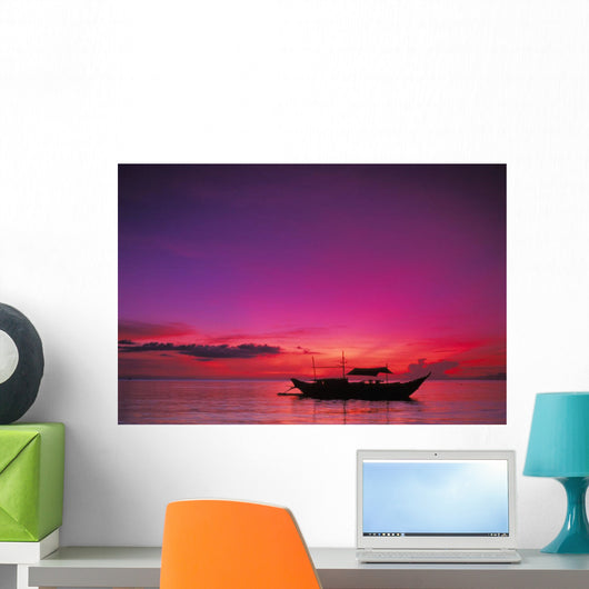 Purple Orange Sky Wall Mural