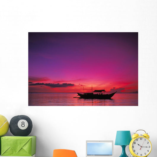 Purple Orange Sky Wall Mural