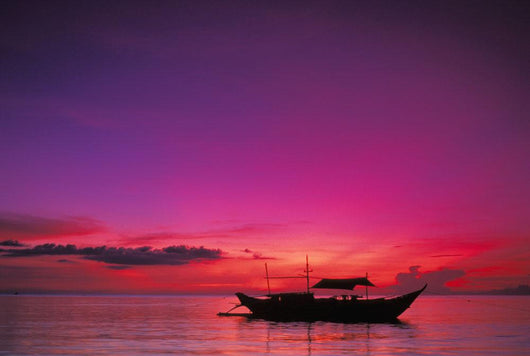 Purple Orange Sky Wall Mural