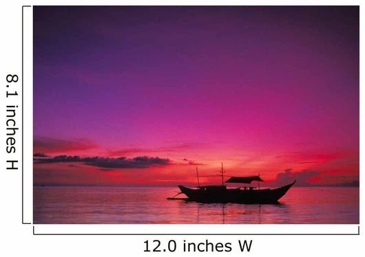 Purple Orange Sky Wall Mural