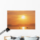 Fluke Of A Humpback Whale At Sunset Wall Mural