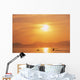 Fluke Of A Humpback Whale At Sunset Wall Mural