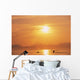 Fluke Of A Humpback Whale At Sunset Wall Mural