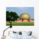 India, Auroville, Matrimandir meditation place Wall Mural