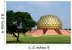 India, Auroville, Matrimandir meditation place Wall Mural