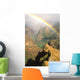 Hawaii, Kauai, Bright Rainbow Over Waimea Canyon Wall Mural