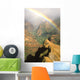 Hawaii, Kauai, Bright Rainbow Over Waimea Canyon Wall Mural