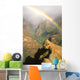 Hawaii, Kauai, Bright Rainbow Over Waimea Canyon Wall Mural