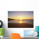 Hawaii, Kauai, Polihale Beach, Beautiful Shoreline At Sunset Wall Mural