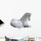 Resting White Magical Unicorn Wall Decal