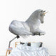 Resting White Magical Unicorn Wall Decal