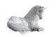 Resting White Magical Unicorn Wall Decal