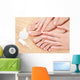 care for beautiful woman nails Wall Mural