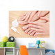 care for beautiful woman nails Wall Mural