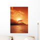 Hawaii, Kauai, North Shore, Sunset Over Bali Hai Point Wall Mural
