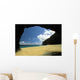 Secluded Beach Seen Through Rock Arch Wall Mural