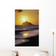 Hawaii, Oahu, Kailua, Lanikai Beach, Sunrise Over Mokulua Island Wall Mural