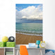 Hawaii, Oahu, Lanikai, Ocean And Clouds Over A Sandy Beach Wall Mural