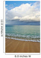 Hawaii, Oahu, Lanikai, Ocean And Clouds Over A Sandy Beach Wall Mural