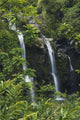 Hawaii, Maui, Hana Coast, Waterfalls Along The Hana Highway Wall Mural