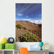 Hawaii, Maui, Hikers Inside Haleakala Crater Wall Mural