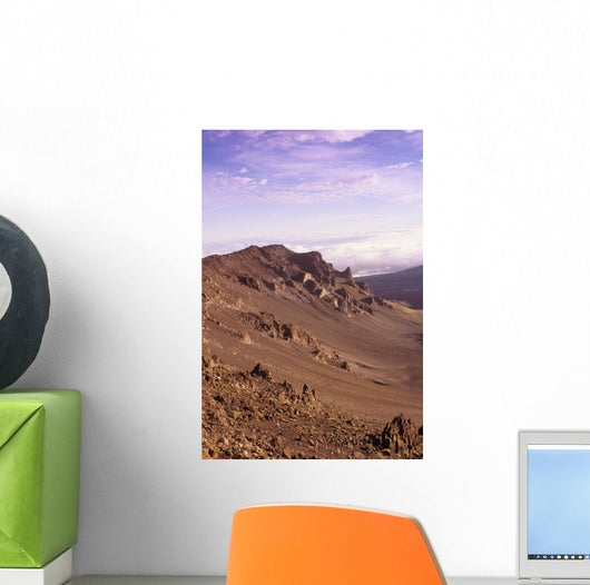 Hawaii, Maui, Western Rim Of Haleakala Crater Wall Mural