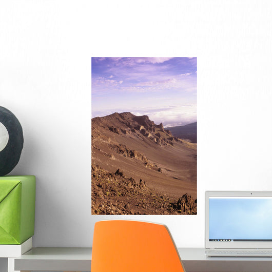 Hawaii, Maui, Western Rim Of Haleakala Crater Wall Mural
