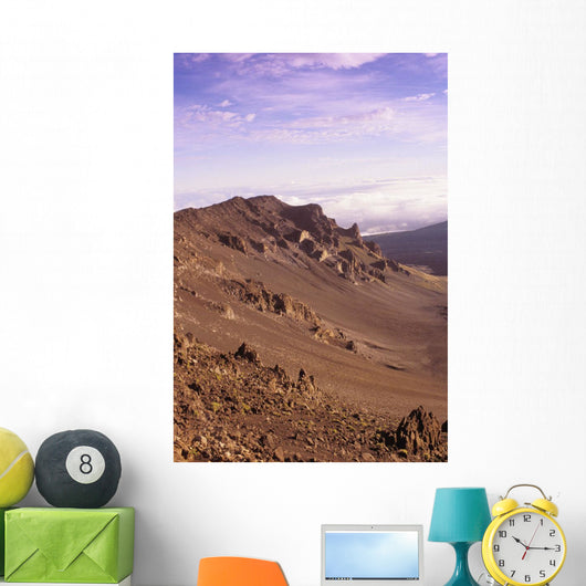 Hawaii, Maui, Western Rim Of Haleakala Crater Wall Mural