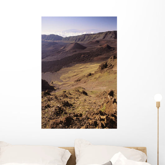 Mauna Kea And Mauna Loa In The Distance Wall Mural