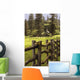 Hawaii, Lanai, Koele Lodge, A Chapel Behind A Wooden Fence Wall Mural